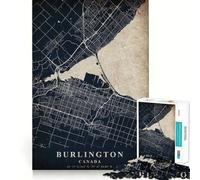 Puzzle de 1000 pièces pour Adolescents,Burlington,Canada Découpe précise,Art,Concentration,Jeu Amusant,détente,Cadeau d'anniversaire Amusant (38x52cm)