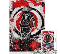 Puzzle de 1000 pièces pour Adolescents Bushido samouraï Japonais Jeu Familial éducatif Collection d'artistes Beaux-Arts (50x75cm)