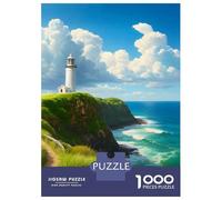 Puzzle De 1000 Pièces pour Adolescents Byron Bay Lighthouse, Australia Puzzles pour Adultes Anti-Stress Défi Éducatif Jeu De Défi Unique 52x38cm/1000pcs