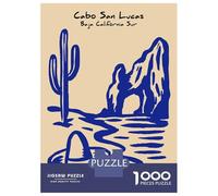Puzzle De 1000 Pièces pour Adolescents Cabo San Lucas Desert Landscape Casse-tête pour Adolescents - Jeu Difficile Et Stimulant - Cadeau 52x38cm/1000pcs