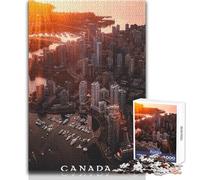 Puzzle de 1000 pièces pour Adolescents - Canada - Jeu de Puzzle Unique et Stimulant pour Un Anniversaire - Dimensions 38x52cm