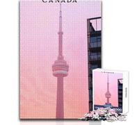 Puzzle de 1000 pièces pour Adolescents - Canada - Jeu de Puzzle Unique et Stimulant pour Un Anniversaire - Dimensions 38x52cm