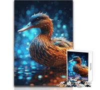 Puzzle de 1000 pièces pour Adolescents - Canard colvert Lumineux - Un Passe-Temps paisible et satisfaisant - Assemblage Parfait - Découpe de précision - Dimensions:38x52cm