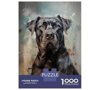 Puzzle De 1000 Pièces pour Adolescents Cane Corso Dog Puzzle pour Adultes - Jouet Anti-Stress - Améliore La Mémoire - Défi Éducatif 52x38cm/1000pcs