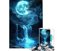 Puzzle de 1000 pièces pour Adolescents Cascade enchantée Jeu intellectuel et Manuel Anti-Stress pour Les Amateurs de Jeux (Dimensions 38x26cm)