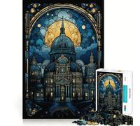 Puzzle de 1000 pièces pour adolescents Cathédrale de Berlin - Puzzle de voyage et de précision - Pour des heures de détente - Décoration de Noël (50 x 75 cm)