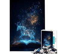 Puzzle de 1000 pièces pour Adolescents Cerfs des Constellations sortant d'un Livre Jeu éducatif et ludique pour Toute la Famille Idée Cadeau (Dimensions 38x52cm)