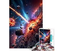 Puzzle de 1000 pièces pour Adolescents Chaos dans l'espace Un Jeu éducatif Stimulant pour Les 14 Ans et Plus Qui exerce Le Cerveau l'analyse et la logique (38x26cm)
