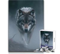 Puzzle de 1000 pièces pour Adolescents - Chasse au Loup - Prédateurs - Jeu éducatif - Découpe de précision - Jouet Anti-Stress - Dimensions:38x52cm