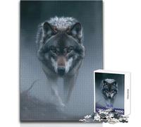 Puzzle de 1000 pièces pour Adolescents - Chasse aux Loups et aux prédateurs - Jeu éducatif, Amusant et Original - 38x26cm