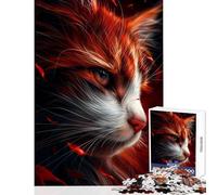 Puzzle de 1000 pièces pour Adolescents Chat Mon ami Rigolo Décoration intérieure Jouet Cadeau pour Femmes et Hommes Jeu Amusant et éducatif Dimensions 38x26cm