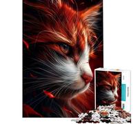 Puzzle de 1000 pièces pour Adolescents Chat Mon ami Rigolo pour Un Anniversaire ou Noël décoration Murale Jeu de réflexion à partir de 14 Ans (38x26cm)