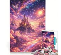 Puzzle de 1000 pièces pour Adolescents Château céleste de rêve, Jeu Manuel, Analyse et logique, idéal pour décorer Un Bureau 50x75cm