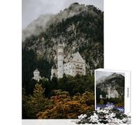 Puzzle de 1000 pièces pour Adolescents château de Conte de fées Jeu éducatif Casse-tête Collection d'artistes Beaux-Arts Format 38x52cm