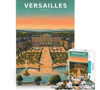 Puzzle de 1000 pièces pour Adolescents Château de Versailles, décoration Murale, stimule la mémoire, Cadeau Unique pour Un Anniversaire ou Noël 38x52cm