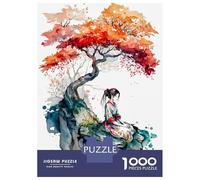 Puzzle De 1000 Pièces pour Adolescents Cherry Blossom 7 Casse-têtes pour Adultes - Jeu De Réflexion, Analyse Et Logique - Stimule Le Cerveau 52x38cm/1000pcs
