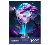 Puzzle De 1000 Pièces pour Adolescents Cherry Blossoms Oasis Puzzles pour Adolescents Jeux De Détente Difficulté Difficile Cadeaux pour Les Amis Et La Famille 38x26cm/1000pcs