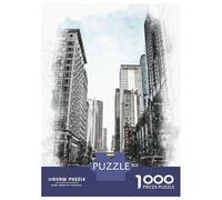 Puzzle De 1000 Pièces pour Adolescents Chicago Street Puzzles pour Adultes, Jouet, Décoration Murale, Une Œuvre d'art, Difficile Et Stimulant 52x38cm/1000pcs