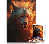 Puzzle de 1000 pièces pour Adolescents : Chien Infernal en colère, Casse-tête, Jeu Familial, Analyse et logique, décoration Murale, Dimensions : 38x52 cm