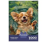 Puzzle De 1000 Pièces pour Adolescents Chihuahua Puzzles pour Adultes, Jeu Familial Difficile, Défi Idéal comme Cadeau 70x50cm/1000pcs