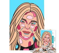 Puzzle de 1000 pièces pour Adolescents Chloé Grace Moretz Un Jeu éducatif et Stimulant pour Toute la Famille mais Aussi Un Cadeau Amusant et Humoristique pour Les Anniversaires (Taille 50x75cm)