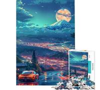 Puzzle de 1000 pièces pour Adolescents Ciel étoilé Voiture de Sport Difficile et Stimulant décoration intérieure Jeux relaxants pour Les 14 Ans et Plus 50x75cm