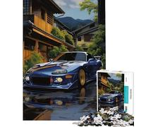 Puzzle de 1000 pièces pour Adolescents Ciel étoilé Voiture de Sport Difficile et Stimulant mais Amusant et Humoristique Décoration Murale Convient aux 14 Ans et Plus 38x52cm