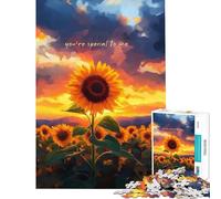 Puzzle de 1000 pièces pour Adolescents Citation d'amour pour Couples Mignons défi Stimulant à réaliser Jouet Anti-Stress décoration Murale à partir de 14 Ans (38x52cm)