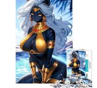 Puzzle de 1000 pièces pour Adolescents Cléopâtre Sexy Défi intellectuel Jouet addictif et Jeu Relaxant pour Toute la Famille Cadeau Artistique (Dimensions 38x26cm)