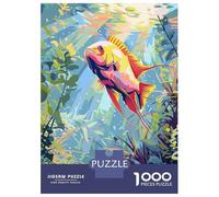 Puzzle De 1000 Pièces Pour Adolescents Colorful Fish in Underwater World Puzzles Pour Adolescents : Amusants Et Humoristiques ! Stimulez Votre Cerveau ! Soirée Jeux Et Divertissement En Famille 52x38c