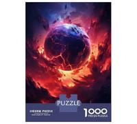 Puzzle De 1000 Pièces pour Adolescents Colorful Planets Puzzle Jeux De Famille Décoration Murale Cadeaux Uniques pour Anniversaire Et Noël 38x26cm/1000pcs