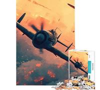 Puzzle de 1000 pièces pour Adolescents Combat aérien Difficile et Stimulant activité familiale Jouet de décoration pour la Maison à partir de 14 Ans Jeu de Puzzle proposé (38x52cm)