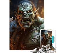 Puzzle de 1000 pièces pour Adolescents Commandant Orc idéal pour Un Anniversaire ou Noël Un Jeu Relaxant et Artistique à partir de 14 Ans (50x75cm)