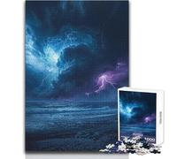 Puzzle de 1000 pièces pour Adolescents Confrontation de tempêtes, idéal pour des Moments de détente Découpe de Haute précision Dimensions 38x26 cm