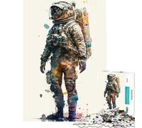 Puzzle de 1000 pièces pour Adolescents Conquérants de l'espace Jeux familiaux Jouets éducatifs Cadeau d'anniversaire activités familiales (Taille 75x50cm)