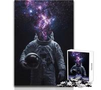 Puzzle de 1000 pièces pour Adolescents:Conscience Cosmique ︰ l'esprit d'un Astronaute Idéal pour se détendre et se divertir Découpe Ultra-précise Dimensions:38 x 26cm
