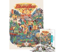 Puzzle de 1000 pièces pour Adolescents Contes d'été de Biélorussie Jeu éducatif Familial pour améliorer la mémoire et stimuler Le Cerveau (Dimensions 38x52cm)