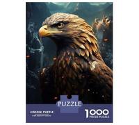 Puzzle De 1000 Pièces pour Adolescents Cool Wild Bald Eagle Puzzles pour Adolescents - Jeu Manuel - Une Œuvre d'art - Cadeaux Uniques pour Un Anniversaire Ou Noël 70x50cm/1000pcs