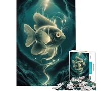 Puzzle de 1000 pièces pour Adolescents Cosmic Betta Jeu de Puzzle Difficile et Stimulant avec découpe de précision Convient aux 14 Ans et Plus (50x75cm)