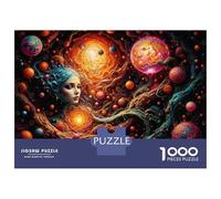 Puzzle De 1000 Pièces pour Adolescents Cosmic Dreams of The Galaxy Puzzles pour Adultes, Jouets Anti-Stress, Améliorent La Mémoire, Cadeaux d'anniversaire Et De Noël Uniques 52x38cm/1000pcs