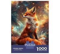 Puzzle De 1000 Pièces pour Adolescents Cosmic Fox Majesty-3 Puzzle Adulte Jouets Anti-Stress Cadeaux pour Femmes Cadeaux Uniques pour Anniversaire Et Noël 70x50cm/1000pcs