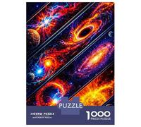 Puzzle De 1000 Pièces pour Adolescents Cosmic Nebula and Galaxies Puzzles pour Adultes, Jeux De Société Familiaux, Améliore La Mémoire, Idéal comme Cadeau 38x26cm/1000pcs