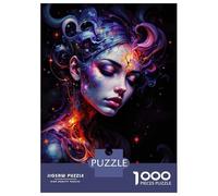 Puzzle De 1000 Pièces pour Adolescents Cracks in My Mind Puzzle pour Adultes Jeu Manuel pour Améliorer La Mémoire Cadeau d'anniversaire, Cadeaux, 70x50cm/1000pcs