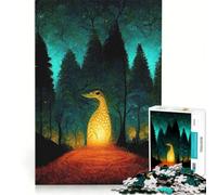 Puzzle de 1000 pièces pour Adolescents créatures de la forêt fantaisistes Jeu éducatif Difficile Cadeau d'anniversaire ou de Voyage 38x26cm