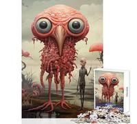 Puzzle de 1000 pièces pour Adolescents Créatures folles VI Jouet de décoration Amusant et éducatif idéal pour s'amuser à la Maison Dimensions 38x52cm