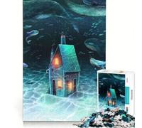 Puzzle de 1000 pièces pour Adolescents créatures sous-Marines Jeu Impossible décoration d'intérieur Collection d'artistes Beaux-Arts 38x26cm