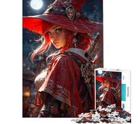 Puzzle de 1000 pièces pour Adolescents Crimson Under The Moon Jeu Amusant décoration et activités à Faire à la Maison (38x26cm)