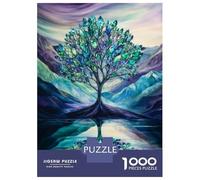 Puzzle De 1000 Pièces pour Adolescents Crystal Tree Reflection Puzzle Anti-Stress, Découpe De Précision, Cadeau Anti-Stress 52x38cm/1000pcs