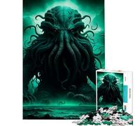 Puzzle de 1000 pièces pour Adolescents Cthulhu s'éveille idéal pour Un Anniversaire ou Noël Jeu éducatif et Amusant pour Toute la Famille à partir de 14 Ans (38x26cm)