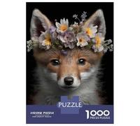Puzzle De 1000 Pièces pour Adolescents Cute Baby Fox Puzzles pour Adultes - Jeu Manuel - Décoration Intérieure - Cadeaux Uniques pour Anniversaire Et Noël 70x50cm/1000pcs